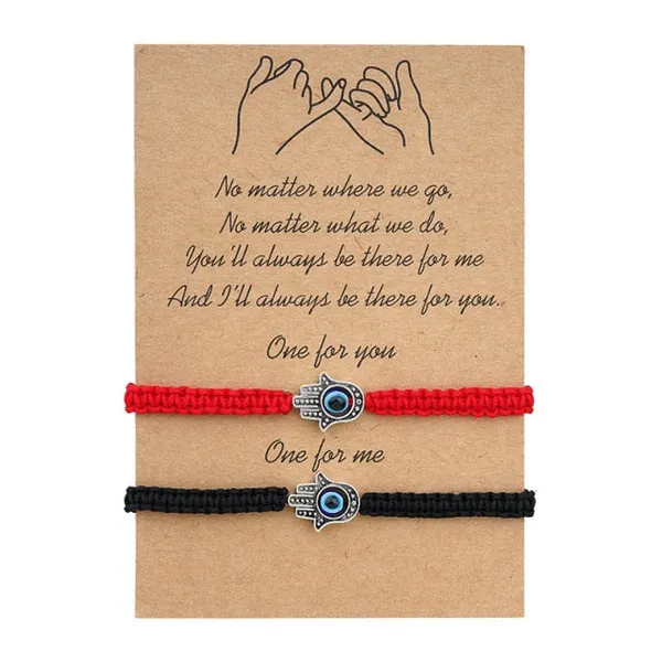 Red_And_Black_Cord_Couple_Bracelets_for_Partners