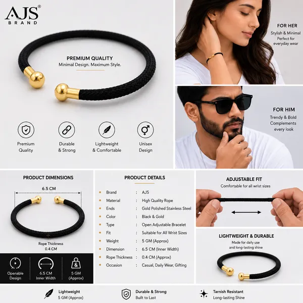 Black_Nylon_Rope_Bracelet_for_Men_And_Women