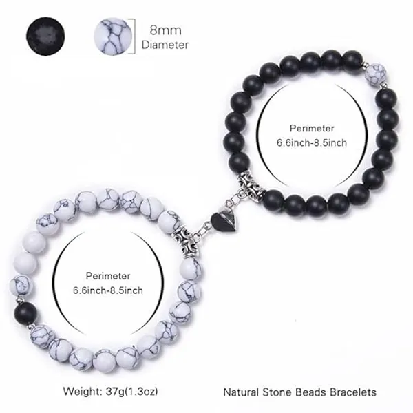 Black_And_White_Beaded_Couple_Bracelets_For_Couples