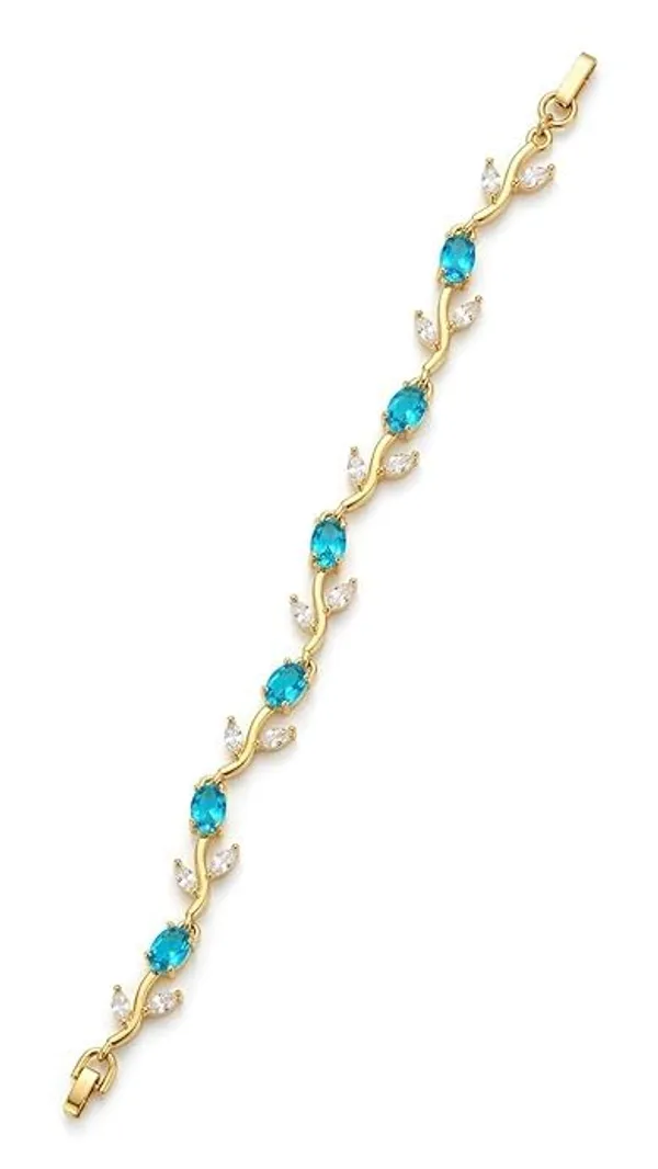 Gold_Tone_Blue_Stone_Bracelet_for_Women