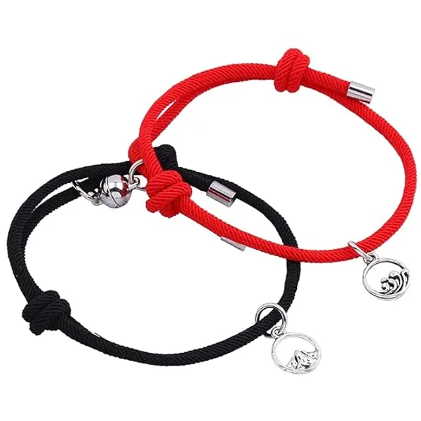 Red_And_Black_Cord_Couple_Bracelets_for_Partners