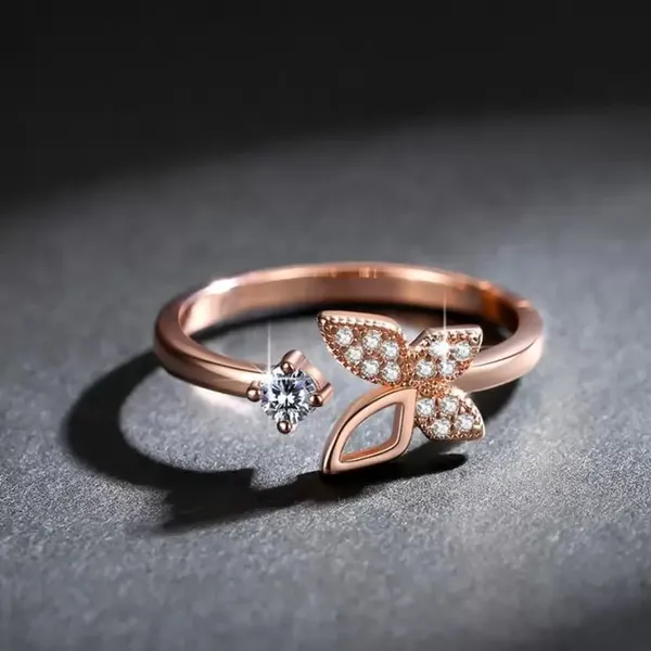 Rose_Gold_Stainless_Steel_Butterfly_Adjustable_Ring_For_Unisex_-_Pack_of_2