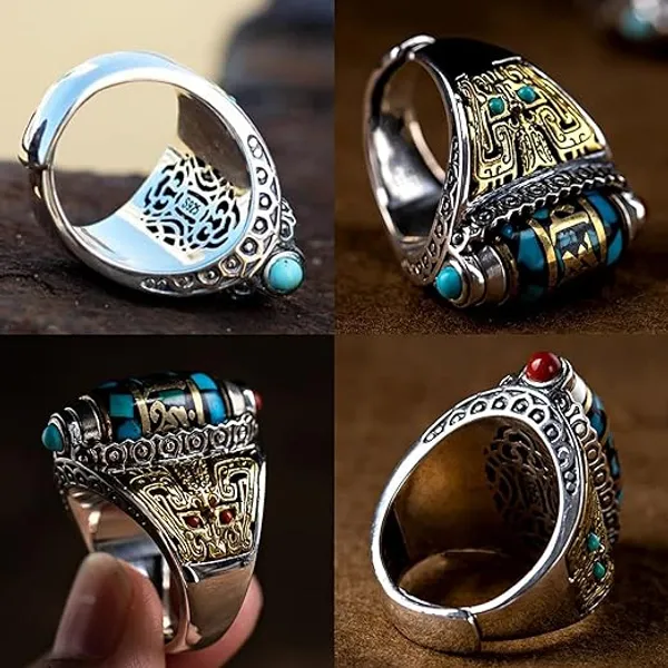 Blue_Ornate_Metal_Statement_Ring_for_Men