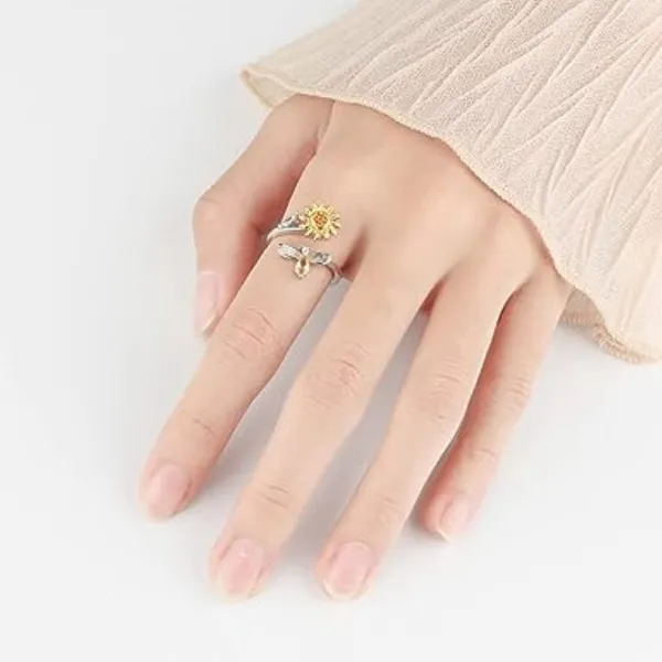 Silver_Tone_Adjustable_Floral_Butterfly_Ring_for_Women
