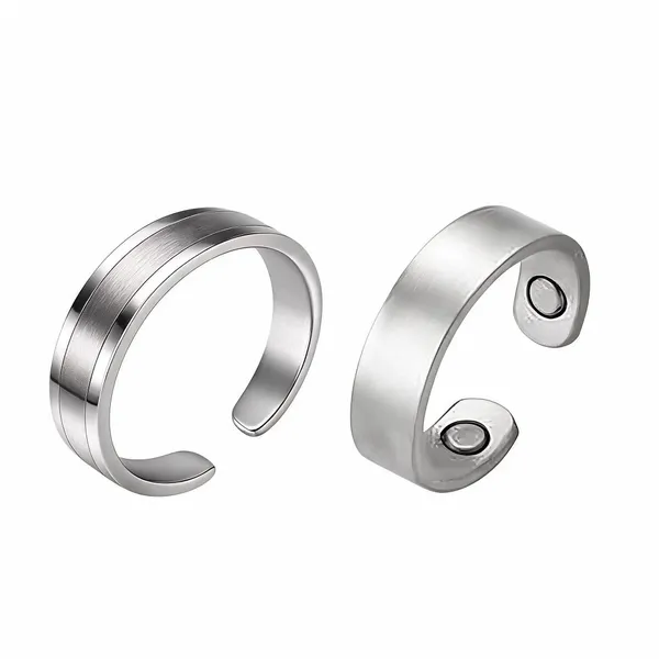 Silver_Stainless_Steel_Open_Cuff_Bracelet_For_Unisex_-_Pack_of_2