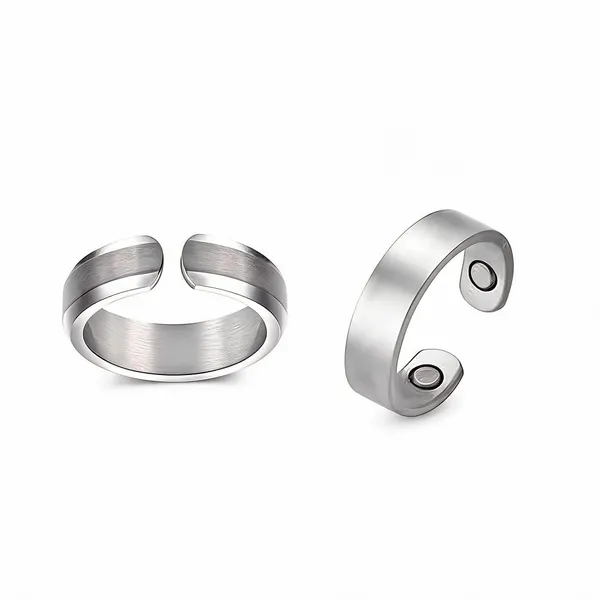 Silver_Stainless_Steel_Open_Cuff_Bracelet_For_Unisex_-_Pack_of_2
