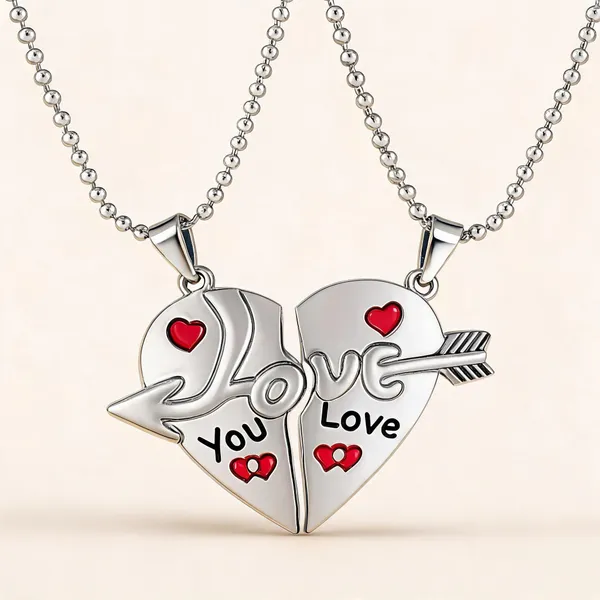 Silver_Stainless_Steel_Broken_Heart_Couple_Locket_For_Unisex_-_Pack_of_2