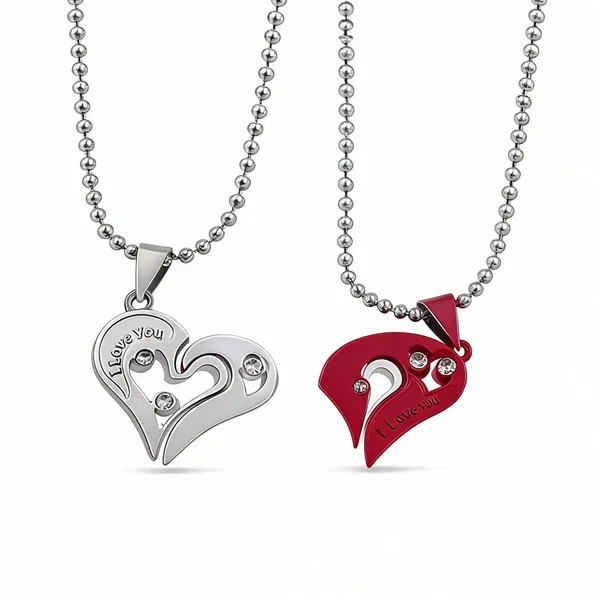 Red_Stainless_Steel_Couple_Heart_Pendant_Locket_For_Unisex_-_Pack_of_2