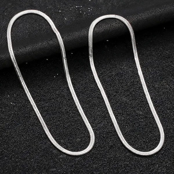 Silver_Stainless_Steel_Snake_Chain_Necklace_For_Unisex_-_Pack_of_2
