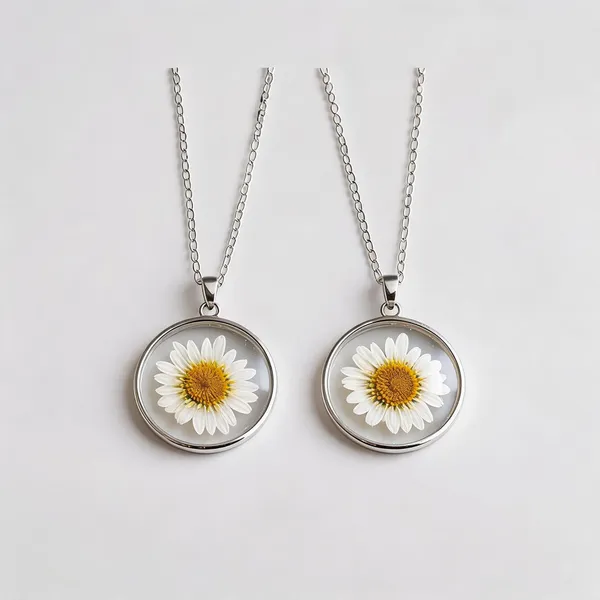 Silver_Stainless_Steel_Floral_Pendant_Locket_For_Unisex_-_Pack_of_2