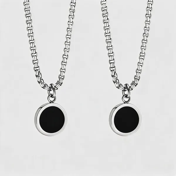 Black_Stainless_Steel_Round_Pendant_Locket_For_Unisex_-_Pack_of_2