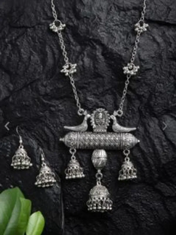 Silver_Oxidised_Sterling_Silver_Ethnic_Jewel_Set_For_Women_-_Pack_of_2
