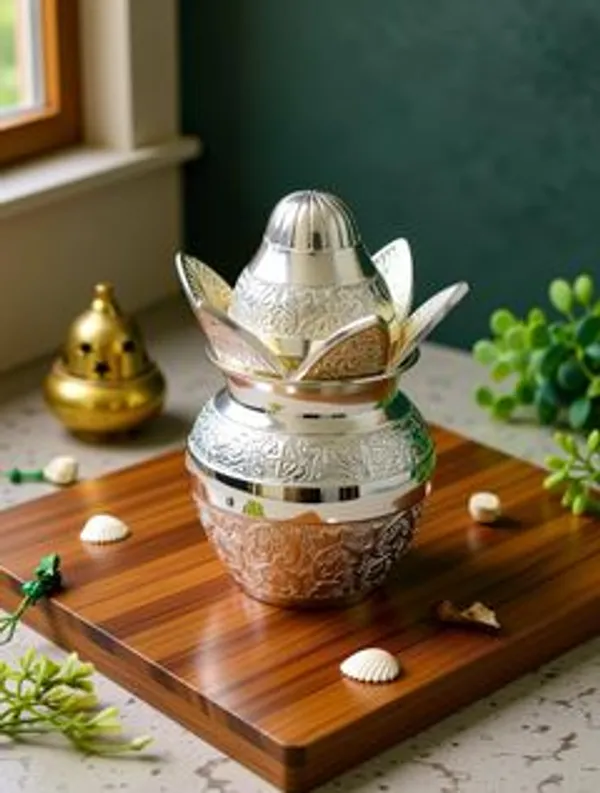 Brass_Silver_Plated_Traditional_Pooja_Kalash