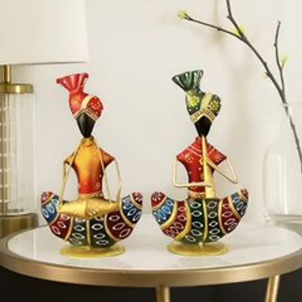 Desi_Craft_Decor_Handcrafted_Metal_Musician_Set_For_Home_Living