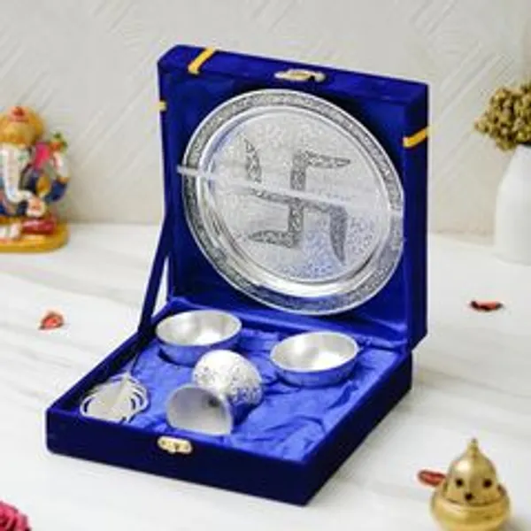 Silver_Plated_Swastik_Pooja_Thali_Set_With_Velvet_Box_For_Diwali_Poojan_Decorative_Showpiece_20_Cm