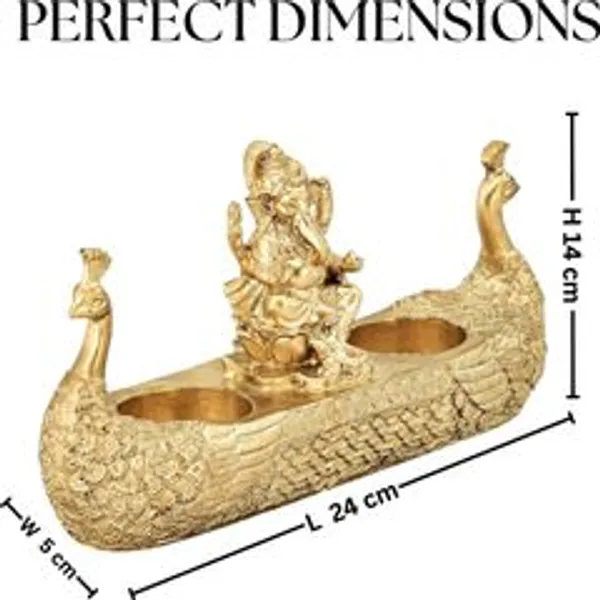 Golden_Lord_Ganesha_Idol_With_Dual_Peacock_Tealight_Candle_Holders_Decorative_Showpiece_14_Cm