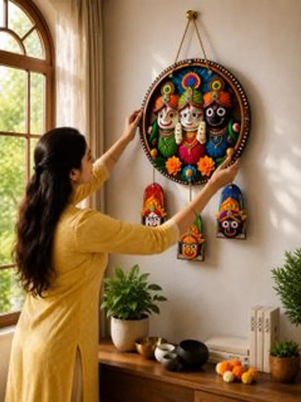 Wooden_Traditional_Jagannath_Temple_Wall_Hanging_-_Pack_of_2