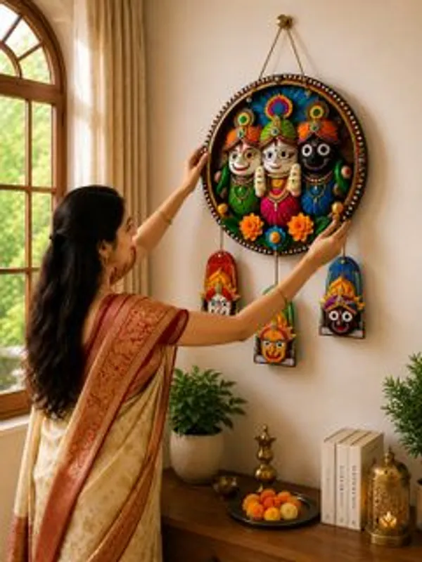 Wooden_Traditional_Jagannath_Temple_Wall_Hanging_-_Pack_of_2