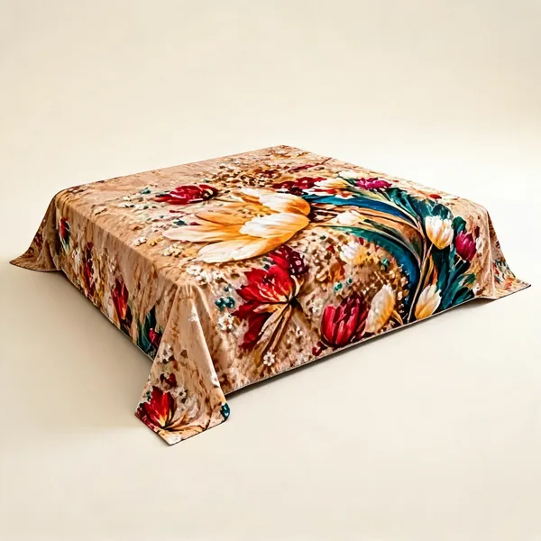 Cotton_Multicolor_Floral_Print_King_Flat_449_Tc_Bedsheet