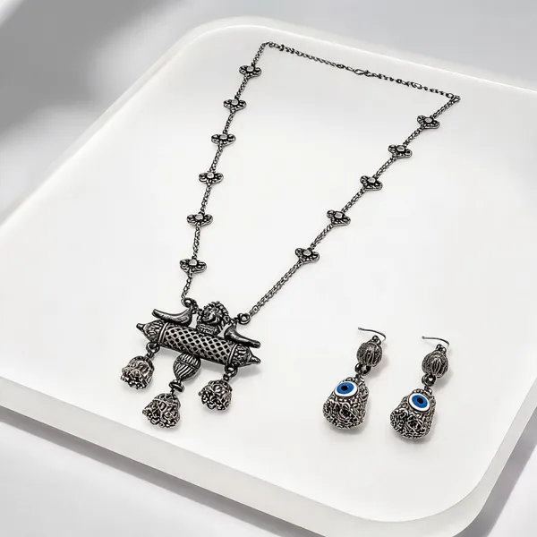 Silver_Oxidised_Sterling_Silver_Ethnic_Jewel_Set_For_Women_-_Pack_of_2