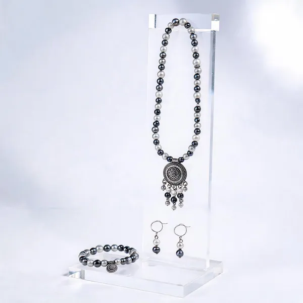 Grey_Silver_Oxidised_Brass_Alloy_Jewel_Set_For_Men_&_Women