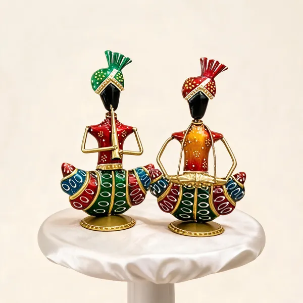 Desi_Craft_Decor_Handcrafted_Metal_Musician_Set_For_Home_Living