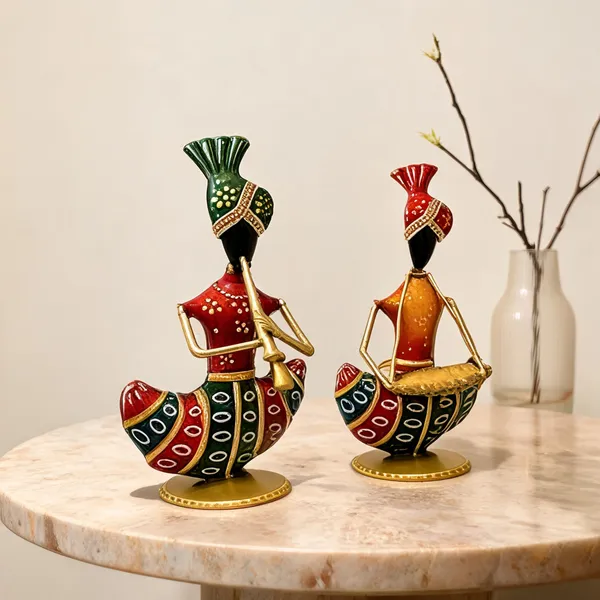 Desi_Craft_Decor_Handcrafted_Metal_Musician_Set_For_Home_Living