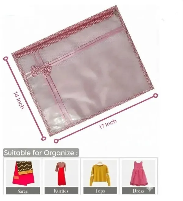 Aspora_Saree_cover_Single_Saree_Cover_Set_of_12_storage_bag_packing_bag_pack_of_12_organizer_SAREE-12-SET_(Pink)