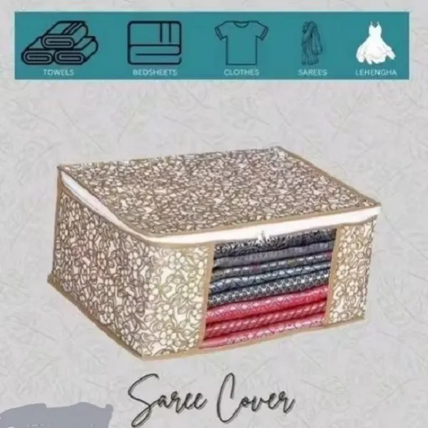 Aspora_Garment_Cover_Foldable_Clothes_Storage_Organizer_Box_with_Zipper_&_Transparent_Window_Foldable_Clothes_Storage_Organizer_Box_with_Zipper_&_Transparent_Window_(Beige)