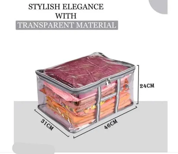 Aspora_PVC1-Saree_Cover(Transparent_1,2_Pcs)_Cotton_Laundry_Bag_(Transparent_1)