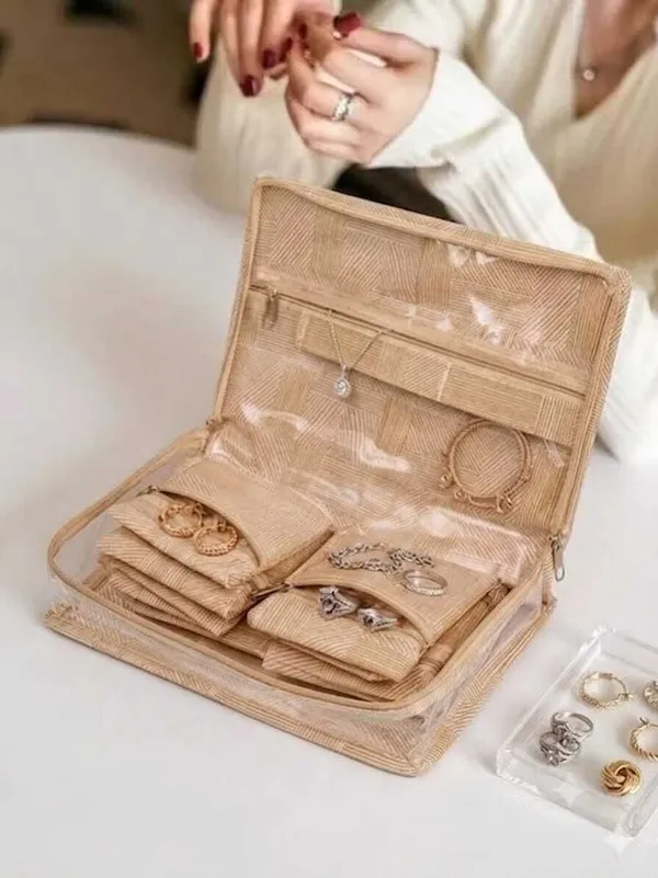 Aspora_Jewellery_Organiser_Box_with_10_Zip_Pouches_|_Travel_Jewelry_Storage_Case_SZ2_Jewellery_Vanity_Box_(Beige)