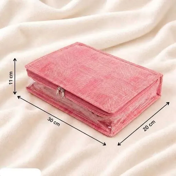 Aspora_Jewellery_Organiser_Box_with_10_Zip_Pouches_|_Travel_Jewelry_Storage_Case_SZ2_Jewellery_Vanity_Box_(Pink)