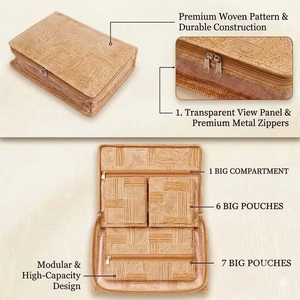 Aspora_Jewellery_Organiser_Box_with_10_Zip_Pouches_|_Travel_Jewelry_Storage_Case_SZ2_Jewellery_Vanity_Box_(Beige)