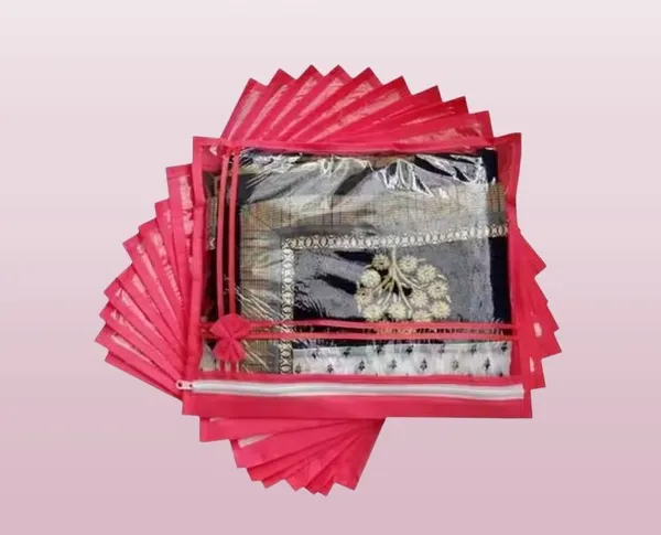Aspora_Saree_Cover_Saree_Protection_Bag_(10_Pcs)_Single_Saree_cover_(Transparent)