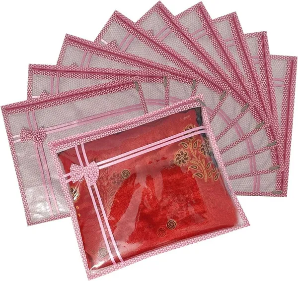 Aspora_Saree_cover_Single_Saree_Cover_Set_of_12_storage_bag_packing_bag_pack_of_12_organizer_Single_Saree_Cover_Set_of_12_storage_bag_packing_bag_pack_of_12_organizer_(PINK)