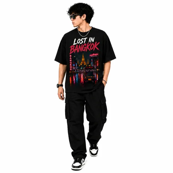 Lost_In_Bangkok_Oversized_Graphic_T_Shirt_Streetwear_Heavyweight_Tee