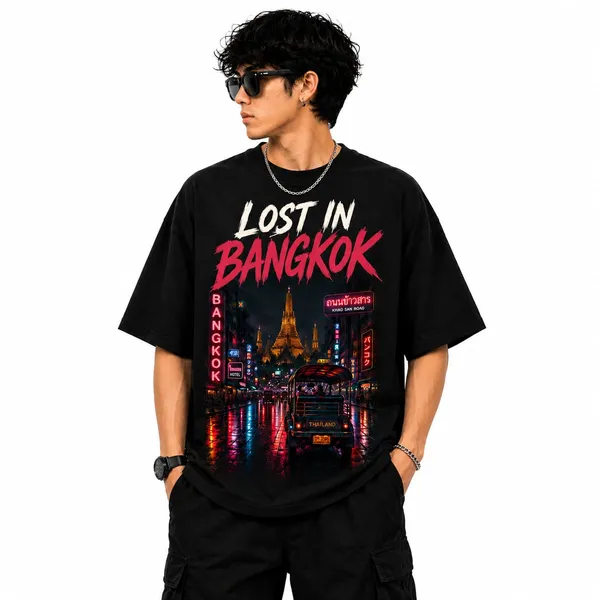 Lost_In_Bangkok_Oversized_Graphic_T_Shirt_Streetwear_Heavyweight_Tee