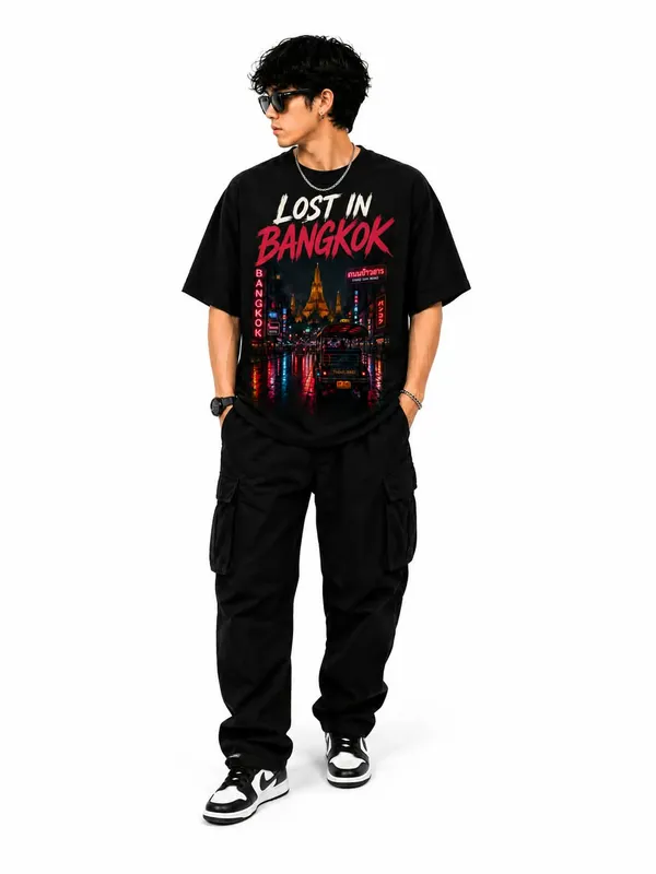 Lost_In_Bangkok_Oversized_Graphic_T_Shirt_Streetwear_Heavyweight_Tee