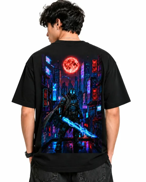 Cyber_Ninja_Blood_Moon_Oversized_Graphic_T_Shirt_Cyberpunk_Anime_Streetwear_Tee