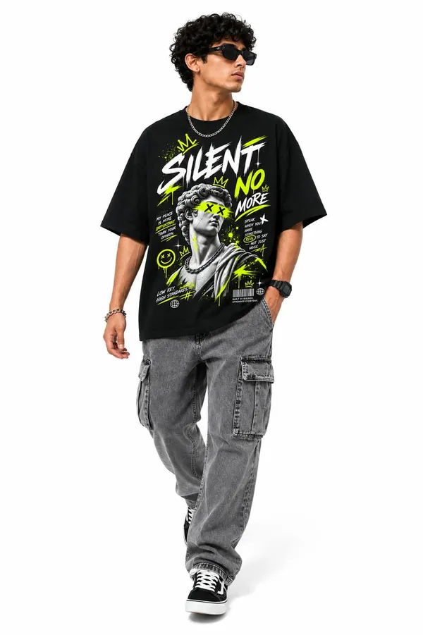 Silent_No_More_Renaissance_Sculpture_Oversized_Graphic_T_Shirt_Neon_Streetwear_Tee