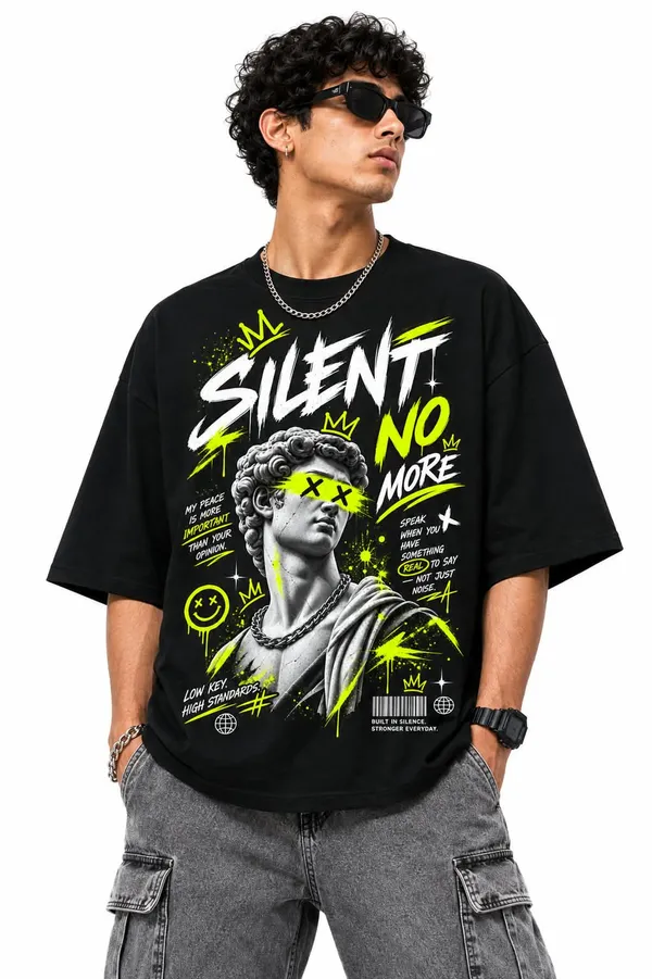 Silent_No_More_Renaissance_Sculpture_Oversized_Graphic_T_Shirt_Neon_Streetwear_Tee