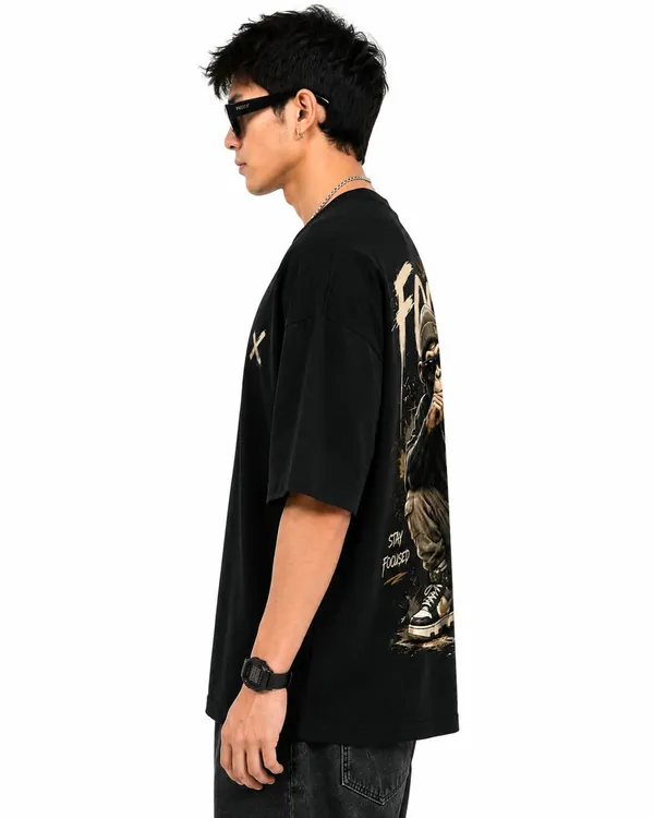 Focus_X_Street_Chimpanzee_Oversized_Graphic_T_Shirt_Urban_Hip_Hop_Streetwear_Tee