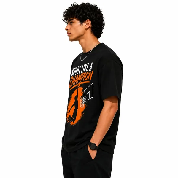 Shoot_Like_A_Champion_Basketball_Slam_Dunk_Oversized_Graphic_T_Shirt_Sportswear_Street_Tee