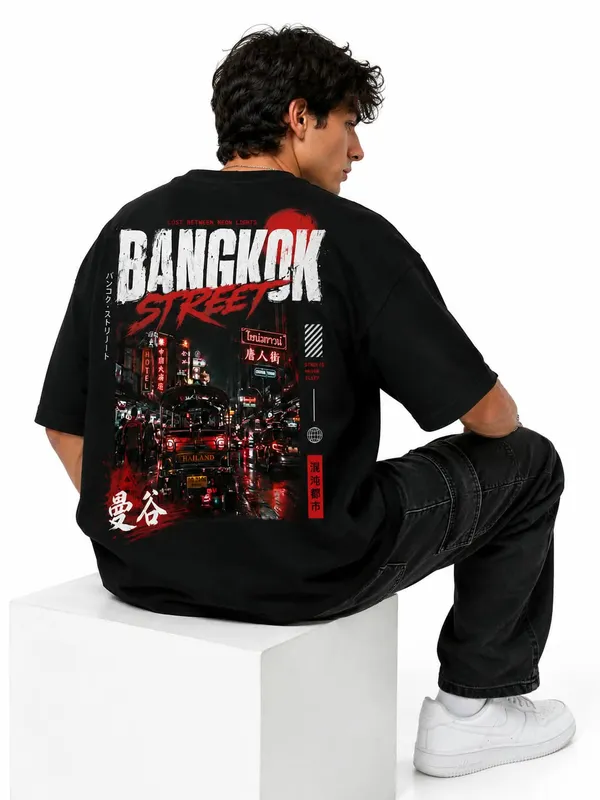 Bangkok_Street_Chinatown_Neon_Oversized_Graphic_T_Shirt_Urban_Asian_Streetwear_Tee