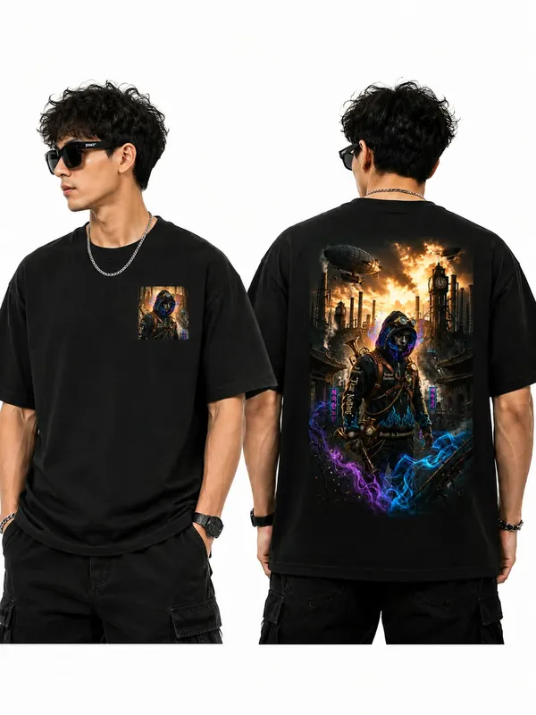 Cyber_Steampunk_Rogue_Oversized_Graphic_T_Shirt_Dark_Dystopian_Streetwear_Tee