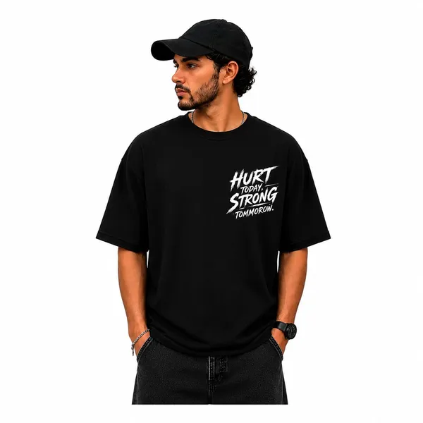 Hurt_Today_Strong_Tomorrow_Distressed_Typography_Oversized_Graphic_T_Shirt_Gym_Streetwear_Heavyweight_Tee