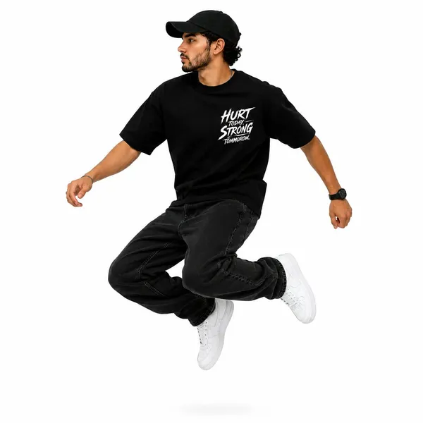 Hurt_Today_Strong_Tomorrow_Distressed_Typography_Oversized_Graphic_T_Shirt_Gym_Streetwear_Heavyweight_Tee