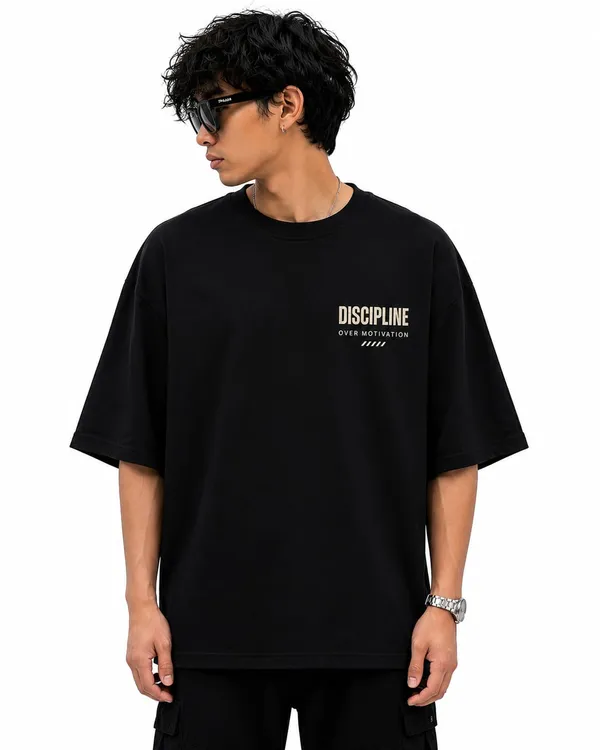 Discipline_Over_Motivation_Japanese_Kanji_Oversized_Graphic_T_Shirt_Urban_Techwear_Street_Tee