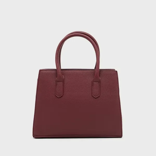 Red_Premium_Pu_Leather_Tote_Handbag_For_Women