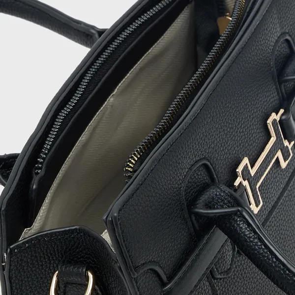 Black_Premium_Pu_Leather_Tote_Handbag_For_Women